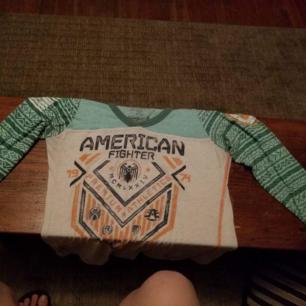 American Fighter 3/4 Sleeve